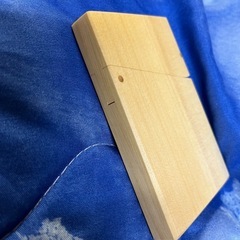 手作り　木製名刺入れ　ヒバの画像