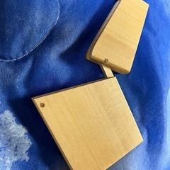 手作り　木製名刺入れ　ヒバの画像