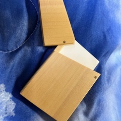 手作り　木製名刺入れ　ヒバの画像