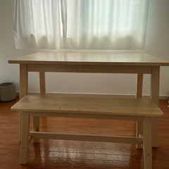 IKEA　NORRÅKER ノッルオーケル テーブル　チェア セット