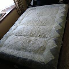 冬用 ダブル 分厚く暖かいベッドパッド