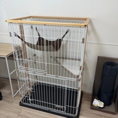 ウッドワンサークルキャット ワイドドア2段