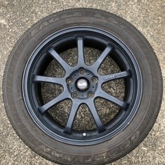 【終了しました】18インチホイール　4本　LEHRMEISTER LMスポーツファイナル(マットブラック)の画像