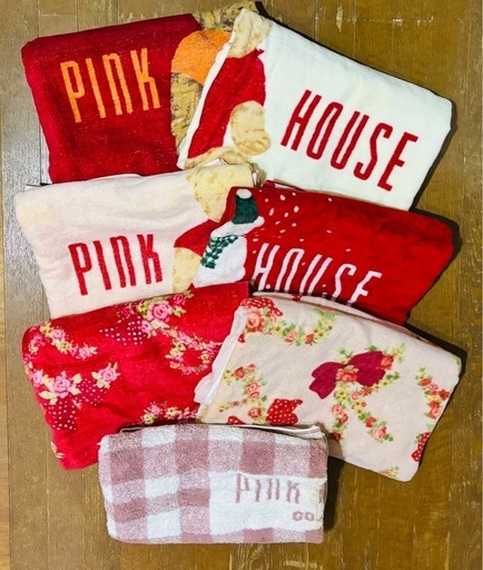 ピンクハウス 大判バスタオル 7枚
