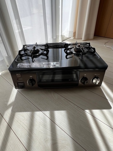 【中古良品】ガスコンロ　ガステーブル　　プロパン（LPガスタイプ）IC-S37BM -2L