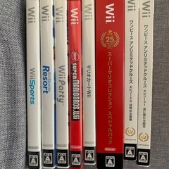 Wii ソフトまとめ売りの画像