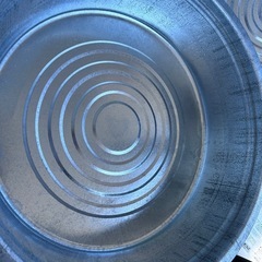 トタン製タライ　2個の画像