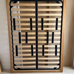 【お渡し先決定】無印良品ベッドフレーム（ダブル）の画像