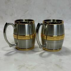 A6022✨全国配送可能✨ ピューター PEWTER コップ 2点 雑貨の画像