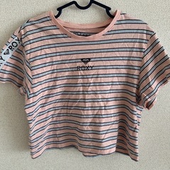 ROXY  ボーダーロゴTシャツ