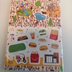 ハッピーセット　おまけ　遊べる自由帳の画像