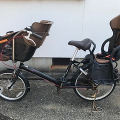 自転車　　パパママさんへ　子供を乗せて　チャイルドシート付き