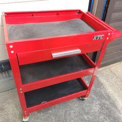 【美品】キャスター付きツールカート工具箱ツールボックス