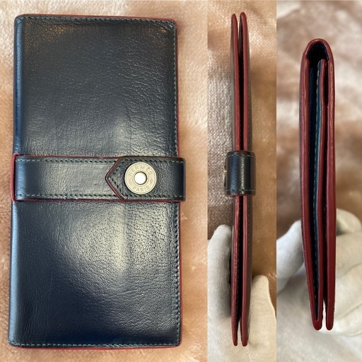 貴重HERMESエルメス デミトリーレディースレザー札入れロングウォレット長財布