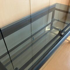 お話中の為お問い合わせは一旦中止　テレビ台　テーブル　ガラステーブル　薄型テレビ　50インチOKの画像