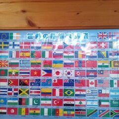 パズル　国旗　63ピース