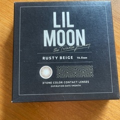 カラコン　1month　LILMOON ラスティベージュ　度無し