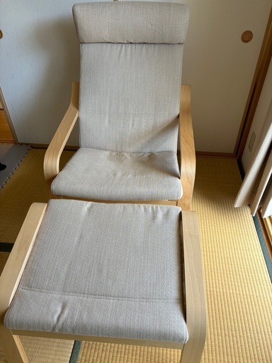 IKEA 　ポエング　オットマン