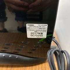 K2409-132 TWINBIRD コンベクションオーブン TS-4118型 2017年製 動作確認済み キズ汚れ有りの画像