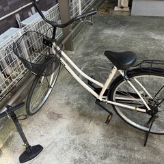 【取引中】自転車(27インチ)＋空気入れ