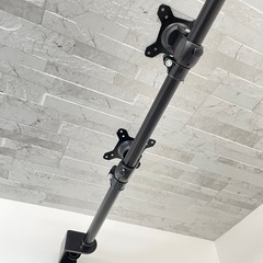 早い者勝ち！【美品】PC デュアルディスプレイ モニターアーム その2 vesa75,100対応の画像