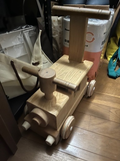 木製のおもちゃ　汽車