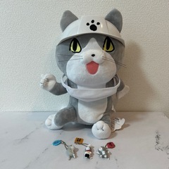 現場猫のぬいぐるみとキーホルダー