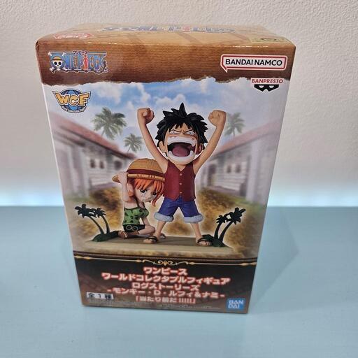 新品未開封ワンピース ワールドコレクタブルフィギュア ログストーリーズ モンキー・D・ルフィ＆ナミ「当たり前だ!!!!」