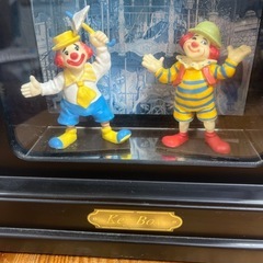 動作品　置き時計 キーボックス付き 時計 　の画像