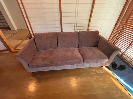 ⭕️美品！2-3人ソファ/オットマンのオプション購入可