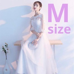 【新品未使用】ウェディングドレス 二次会ドレス 結婚式 プリンセ...