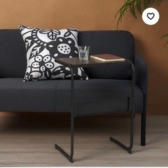 IKEA  ブルクスヴァーラ  サイドテーブル  ソファテーブル  黒  ミニテーブルの画像
