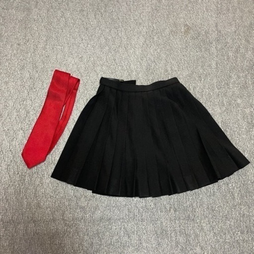 草津高校女子用スカートとネクタイ冬物
