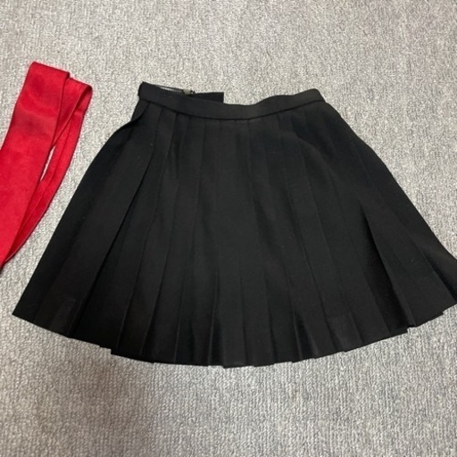 草津高校女子用スカートとネクタイ冬物