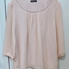美品　C.D.S BASIC ピンク　長袖　ブラウス　オフィスカ...