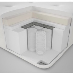 9/23(月)まで!!IKEA MALM ダブルベッドフレーム(収納・マットレス付)