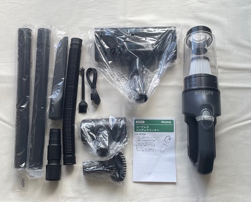 ¥7,000→¥6,000-　掃除機　コードレス掃除機　黒
