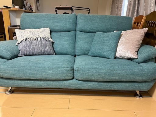 【受付終了】ニトリソファー　Francfrancクッション付