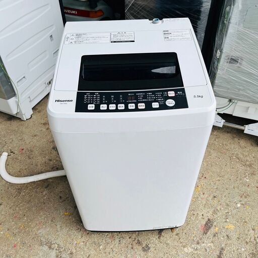 【✨スリムデザイン✨】Hisense全自動 洗濯機5.5kg
