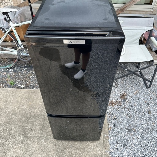 MITSUBISHI 冷凍冷蔵庫 146L ブラック