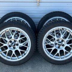 20249118【札幌】225/45R17　冬タイヤ　スタッドレ...