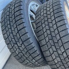 20249118【札幌】225/45R17　冬タイヤ　スタッドレス　グッドイヤー　アイスナビ6　早い者勝ち♪　BBS17アルミ　フォレスターなどの画像