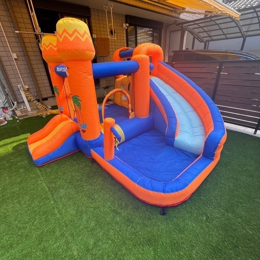 エアー遊具 エアープール　トレジャーアイランド トランポリン すべり台 プール