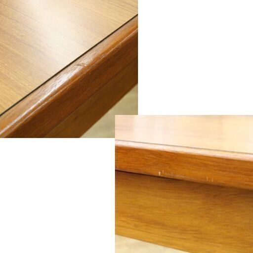 昭和レトロ maruni エクステンションテーブル 1022-00 幅127～181×奥行81×高さ71cm 伸縮ダイニングテーブル 