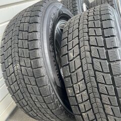 2024972【札幌】275/60R18　冬タイヤ　スタッドレス　ダンロップ　ウィンターマックス　社外アルミ　早い者勝ち♪　ランクル100　ランクル200などの画像