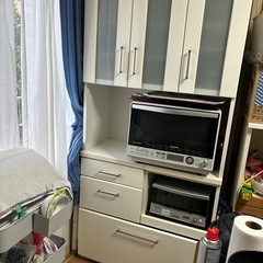 幅87cm高さ180cm キッチンボード　カップボード　ニトリ