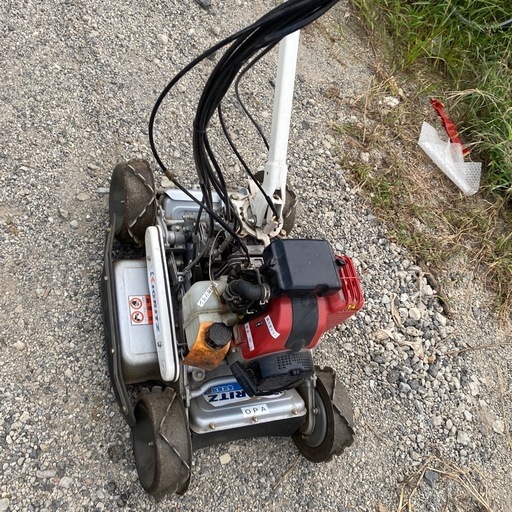 共立 あぜ草刈機 AZ851AF スパイダーモア やまびこ 自走式草刈機 混合油 リコイル 4WD 斜面 法面 フリーナイフ 中古