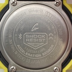 m0902615 CASIO カシオ G-SHOCK ジーショック G-SQUAD GBA-800-9A メンズ 腕時計 防水 アナログ デジタル イエロー不動品 中古品の画像