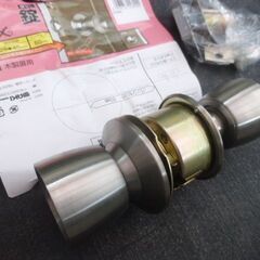 ALPHA　ドアノブ　空錠　未使用　ステンレスの画像