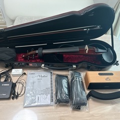 【ほぼ新品】YAMAHAサイレントバイオリンYSV104S 肩当...